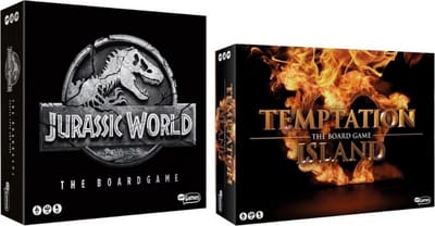 Spellenbundel - 2 Stuks - Jurassic World the boardgame & Temptation Island