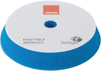 Polijstspons Grof - Schuim pad - Lak herstellen - Sterk slijpend - 130/150mm - Blauw