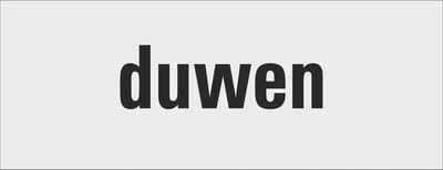 duwen bordje - deur - tekstbordje - zelfklevend - geanodiseerd aluminium - 130 x 50 mm. - dikte 0,5 mm. - 5 jaar garantie!