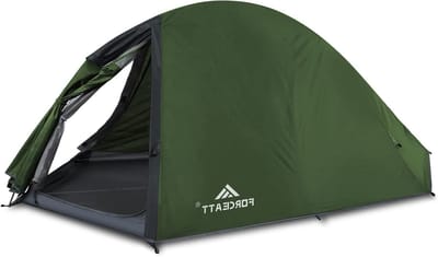 Lichte en waterdichte tent voor 2 personen, ideaal voor kamperen, trekking en hiking, eenvoudig op te zetten, geschikt voor 3-4 seizoenen