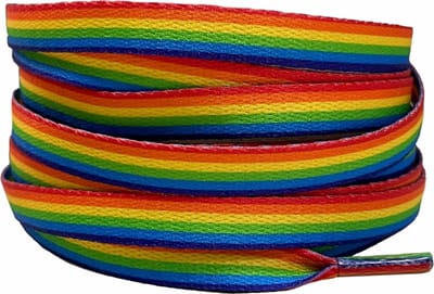 Jumada's - Regenboog veters - Geschikt voor alle schoen - 120 cm lang en in 7 kleuren - Perfect cadeau voor schoenenliefhebbers