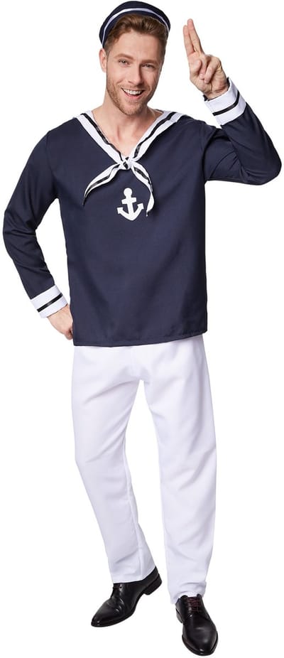 dressforfun - Herenkostuum zeeman S - verkleedkleding kostuum halloween verkleden feestkleding carnavalskleding carnaval feestkledij partykleding - 301533
