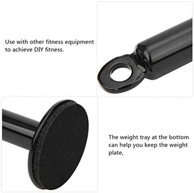 ONF3 - Barbell Ondersteuning - Fitnessapparatuur Accessoire - Vrijgewicht Bar Loading Pin Loader - 20 x 320 mm - Halter Ondersteuning - Ideaal v...