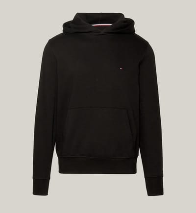 Tommy Hilfiger | Hoodie flagpatch logo klein | Zwart | M
