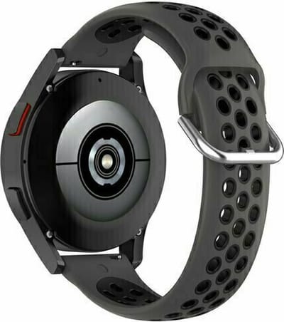 By Qubix - 22mm - Siliconen sportbandje met gesp - Zwart - geschikt voor Huawei Watch 3 / 4 / 5 (pro) - 46mm & geschikt voor Huawei Watch GT / GT 2 / GT 3 (pro) / GT 4 (pro) / GT 5 (pro) / GT 6 (pro) 46mm / Ultimate / Ultimate 2