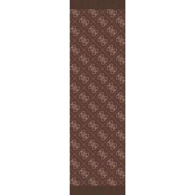 GUESS Dames Sjaal 70 x 190 cm - Brown Logo