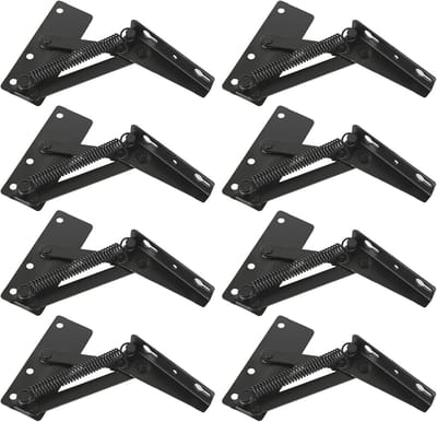 Meubelscharnierveren Set van 8 - Lift Up Veerscharnieren voor Meubelaccessoires