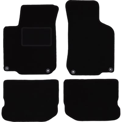 Zwarte veloursmatten voor: Volkswagen Golf IV hatchback, stationwagen, variant (1997-2003)
