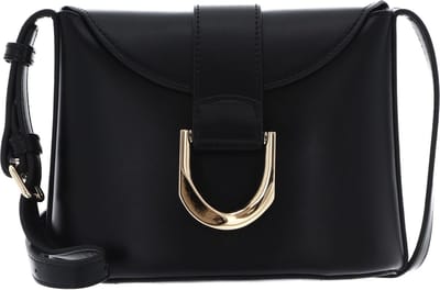 SEIDENFELT MANUFAKTUR Schoudertas Tolita Bucket Crossbody Bag Black / Gold Zwart