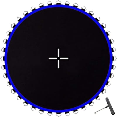 Trampoline Zeil - Vervangende Mat - Buiten Spelen - Waterbestendig Materiaal - 54 Gesp 268 cm - Blauw