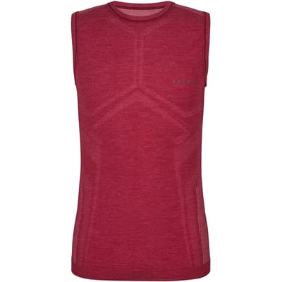 FALKE Wool-Tech Light warme en koude temperatur wol functioneel materiaal Top van onderlaag heren rood - maat M