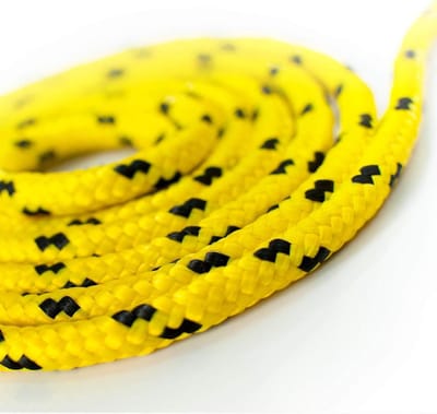 Polypropeen Touw - Gevlochten Lijn Textielkoord - Buiten Gebruiken Bevestigen - Uv-bestendig Licht Drijvend - 12 mm 100 Meter - Geel