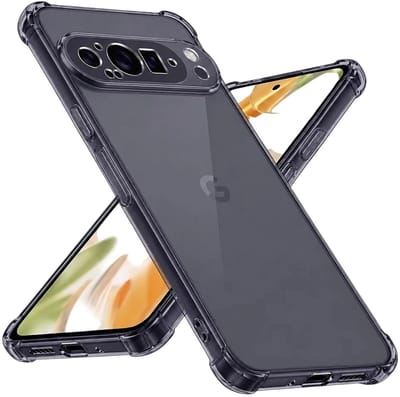Hoesje geschikt voor Google Pixel 9 Pro XL - Techsuit Shockproof Silicone Back Cover - Zwart