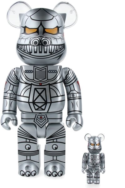 400% & 100% Bearbrick set - Mechagodzilla (1974)
