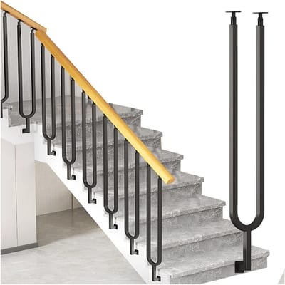Verstelbare Trapspindels - Reling Onderdelen - Trap Renovatie - Flexibele Beugels - 9cm Breed