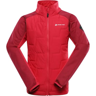 Alpine Pro Jorwo Fleece Met Volledige Rits Rood 140-146 cm Meisjes