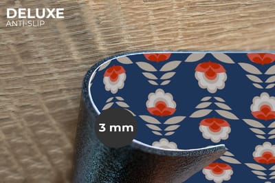 Placemats - 6 stuks - 45x30 cm - Placemat kunststof - Patronen - Abstract - Bloemen - Borden onderleggers - Decoratie voor op tafel - Keuken tafeldecoratie accessoires - Vinyl onderlegger - Tafelversiering