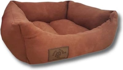 Hondenmand - S - kleine hond - 50 x 40 cm - bruin - hondenbed