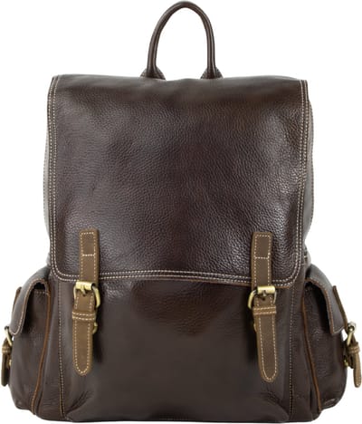 DE LAMASSU® Leren Laptop Rugzak 15,6 inch – Business Rugtas voor Werk, School & Reizen – Luxe & Stevig Design