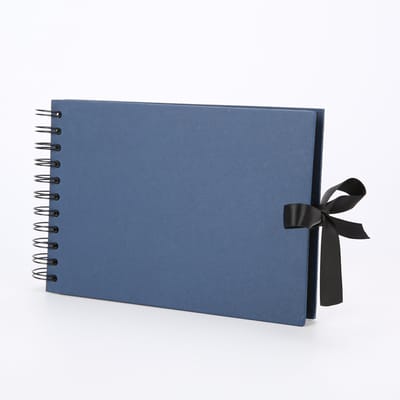 Fotoalbum - DIY Handgemaakt Fotoalbum - 60 Pagina's - Cadeau - Valentijnsdag - Verjaardag - Kinderen - Bruiloft - Reizen - Vakantie - Afstuderen -21.5*15cm-Donkerblauw