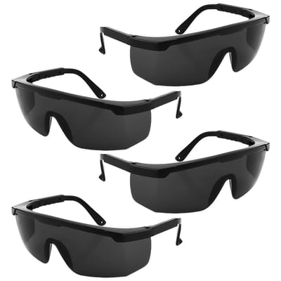 Dailygoods- Zonnebril - Beschermende Bril - Telescopische Beugel - Lichtgewicht - Duurzaam - Geschikt Voor Schoonheidssalons - Set Van 4 - Beschermbril