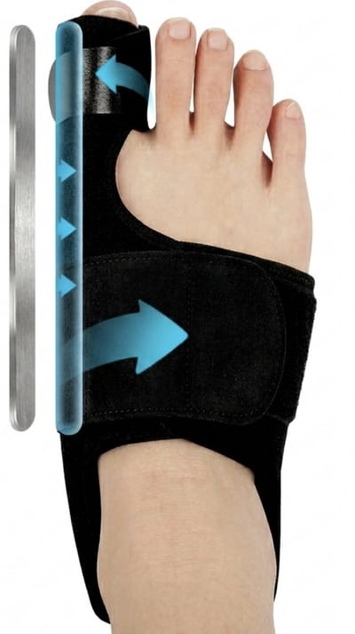 Hallux valgus Teencorrector Set - Teenspreider Siliconen Set- Bunion Corrector - Uniseks voor dag en nacht - Verstelbaar - Spalk Hallux Valgus