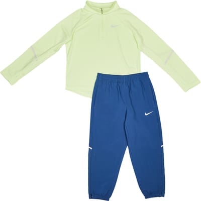 Nike Miler Trainingspakken Peuter - Blauw - Maat 104 - 110 CM - Poly Woven