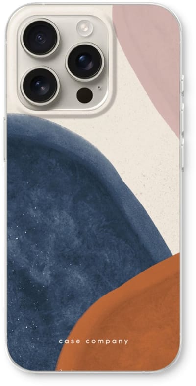Case Company® - Hoesje geschikt voor iPhone 16 Pro hoesje - Geo #1 - Soft Cover Telefoonhoesje - Bescherming aan alle Kanten en Schermrand