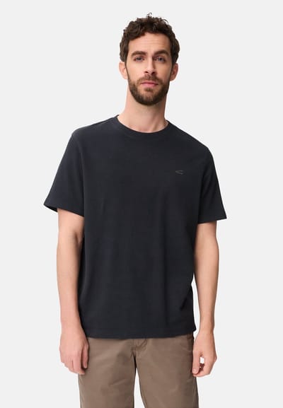 camel active T-Shirt van puur katoen - Maat - Donkerblauwmenswear-L