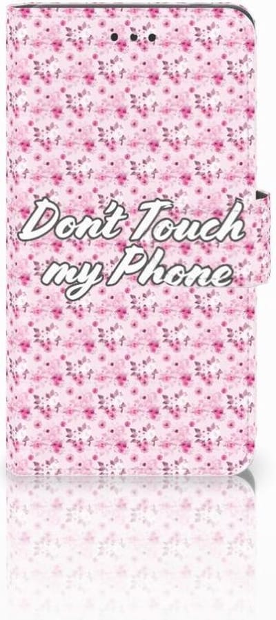 Nokia 7 Portemonnee Hoesje Flowers Pink DTMP