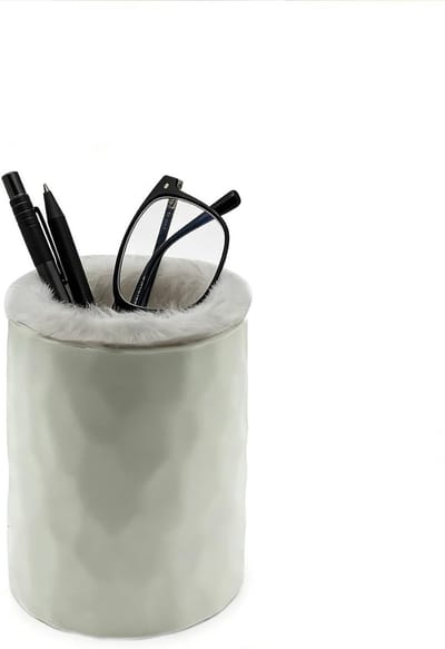 Pluche Gevoerde Brilhouder voor Bedside - Beschermende en Krasbestendige Organizer voor Brillen, Ideaal voor Tafel en Nachtkastje