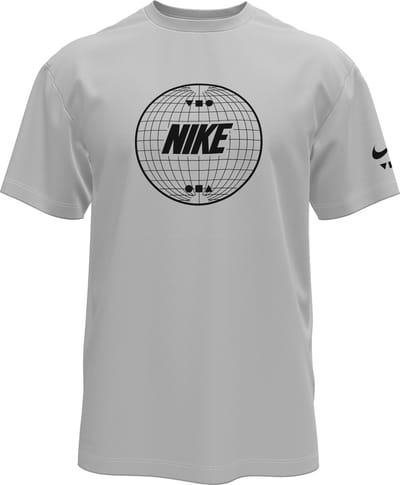 Nike Swim Nike Lead Line - Short sleeve hydroguard Heren Zwemshirt - White - Maat S