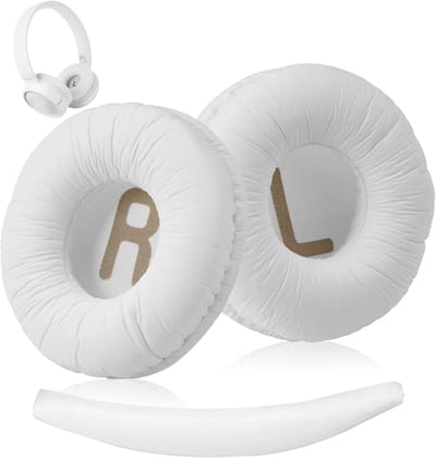 Vervangende oorkussens en hoofdband voor 60 mm hoofdtelefoons, ergonomisch ontwerp, eenvoudig te installeren, comfortabel faux leer en perfecte pasvorm