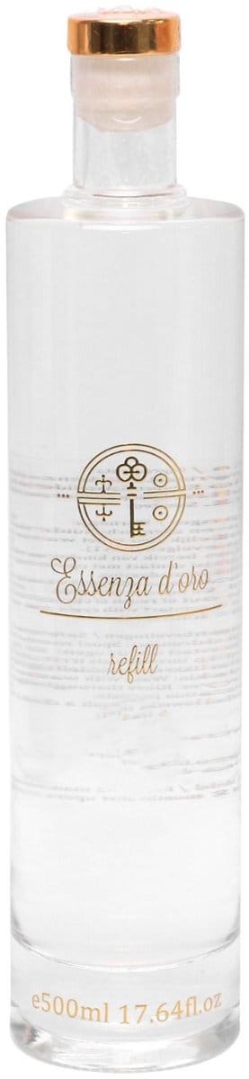 Navulling geurstokjes 500 ml - Geur fruitig en bloemig - Perle Blanche - Essenza d'Oro - interieurparfum navulling - diffuser navulling - huisparfum - langdurige geurbeleving - luxe cadeau vrouw