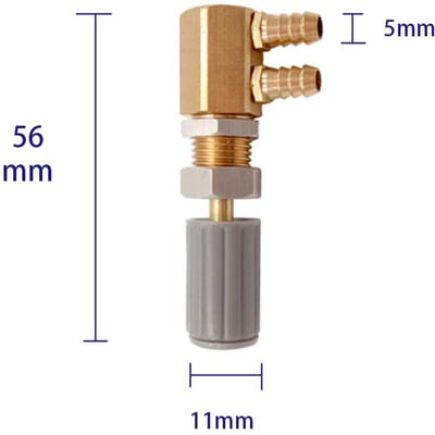Jnsur Type F/T Unité Dentaire Contrôleur Air Eau Vanne de Régulation Interrupteur 3mm/5mm Chaise Dentaire Unité Turbine Pièces de Rechange