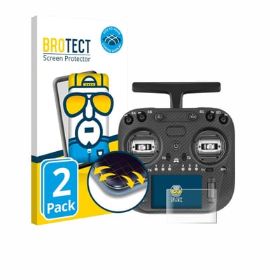 BROTECT - Screenprotector voor Radiomaster TX15 Max - Folie Beschermfolie transparant volledig dekking - 2 Stuks