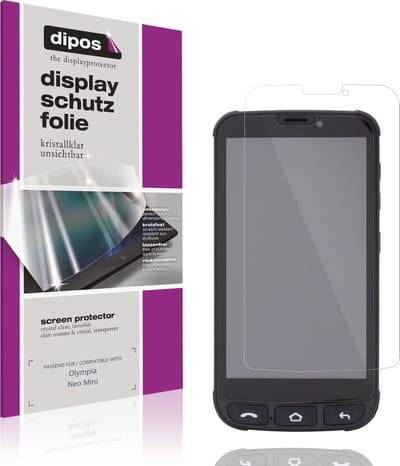 dipos – 4x Beschermfolie geschikt voor Olympia Neo Mini | Krasbestendige & heldere Screenprotector Ultra-Thin