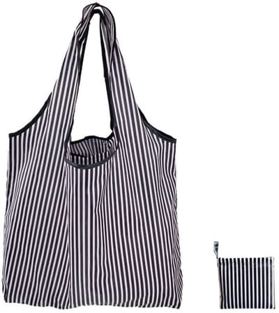Dailygoods- Opvouwbare Tas - - Hoge Draagcapaciteit - 15 Liter Inhoud - Gestreept