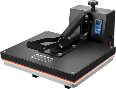 Vevor - Warmte Persmachine - Hittepers - Heatpress – 406 x 510 mm - Sublimatie Printer – Cricut - Transfer Pers - Zwart