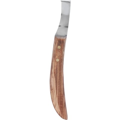 Ciseau à sabot en acier pour droitier, couteau à sabot incurvé, nettoyeur avec manche en bois gray