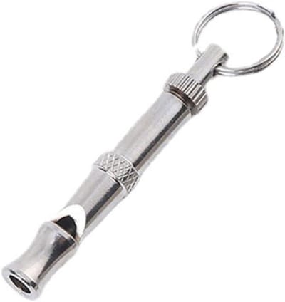 Honden Trainingsfluitje - Hoorfluitje Terugroep - Gedrag Verbeteren - Roestvrij Staal - 6.8 cm - Zilver