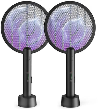 MKSS® Vliegenmepper Elektrisch - Vliegenverjager voor op Tafel - Vliegenval