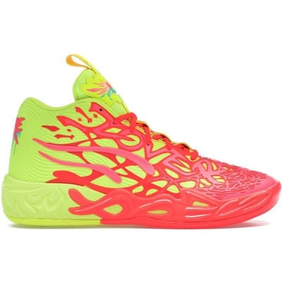 PUMA Unisex Mb.04 1love Pink Alert-yellow Alert Maat: 43 | Trainingsschoenen Outlet | Unisex | Geel