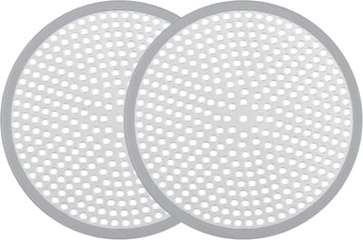 Solidchoice - Set van 2 Ronde RVS Doucheputjes voor Haar