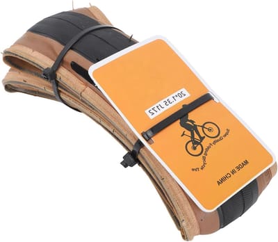 Fiets Vouwband - Racefiets Band - Stadsverkeer - Uniek Patroon - 20 x 135 inch - Zwart