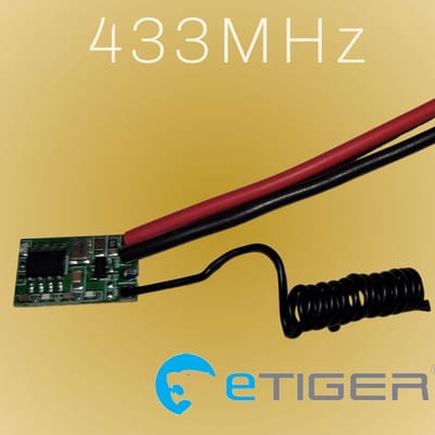 eTiger® 433MHz XRC5 losse inbouw zender diy zender voor verlichting en alarmsysteem XL7