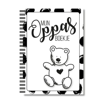Oppasboekje - Opvangboekje - kinderopvang dagboek, gastouder kinderdagverblijf - baby - peuter - invulboekje - ringband