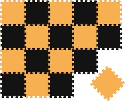 Van dag Één: 18-delige Baby Puzzel Speelmat - 30x30 EVA Schuim Kruipmat Vloermat Speeltapijt Kind