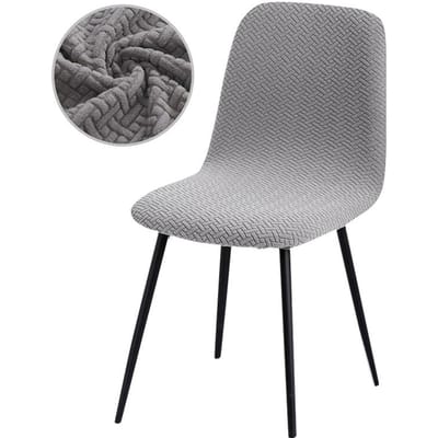 Hogere kwaliteit fluwelen stoelhoes 1/2/4/6 stuks rekbare stoelhoes voor eetkamer 2 soorten stoffen stoelhoes voor thuis 1 Piece