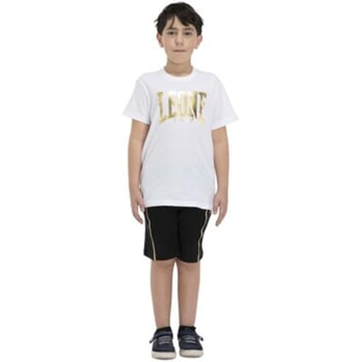 T-shirt Korte Mouw Leone 1947 Boy + Bermuda Italian Gold